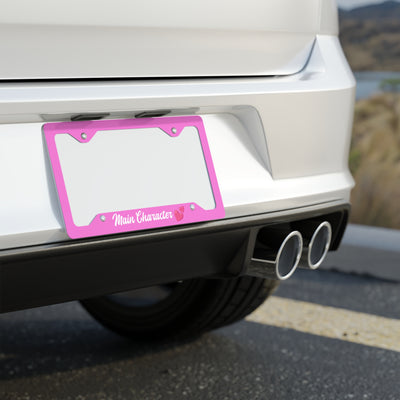 Main Character License Plate Frame