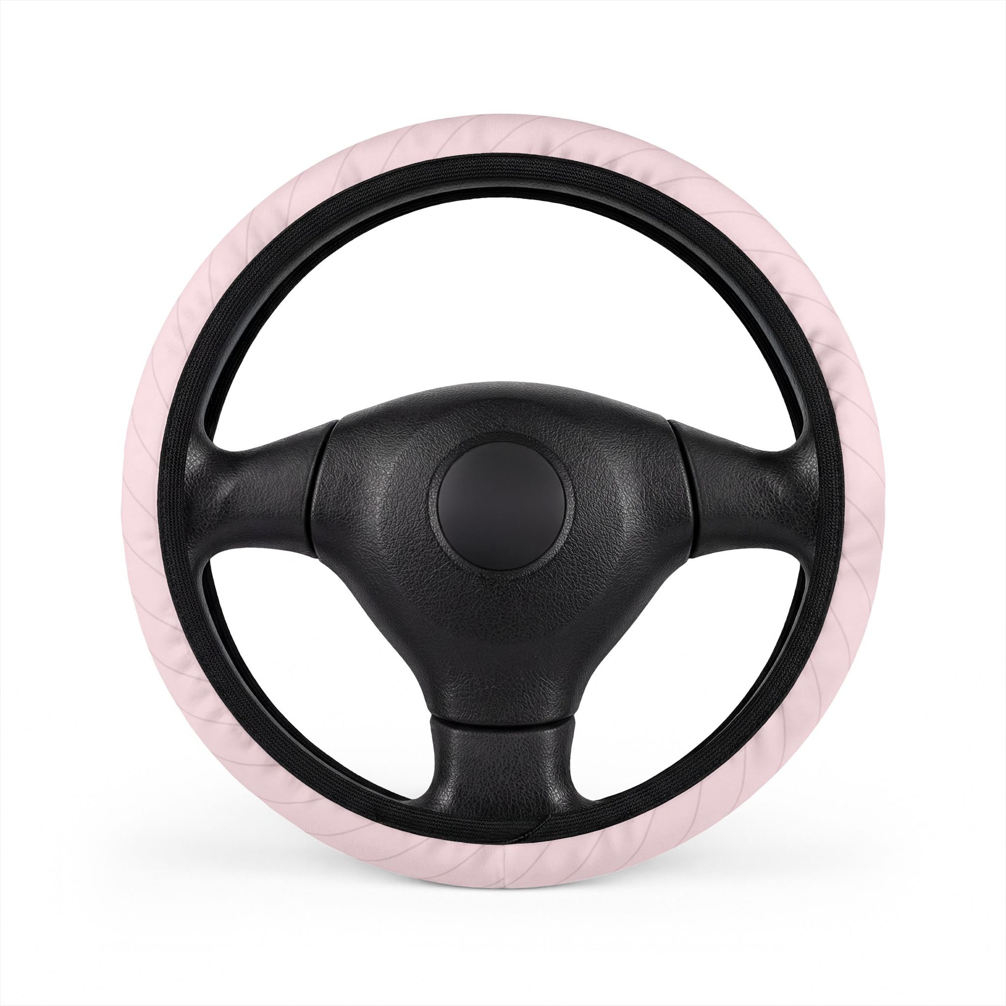 Coquette soft pink bow print steering wheel cover - universal fit | ChicPlates