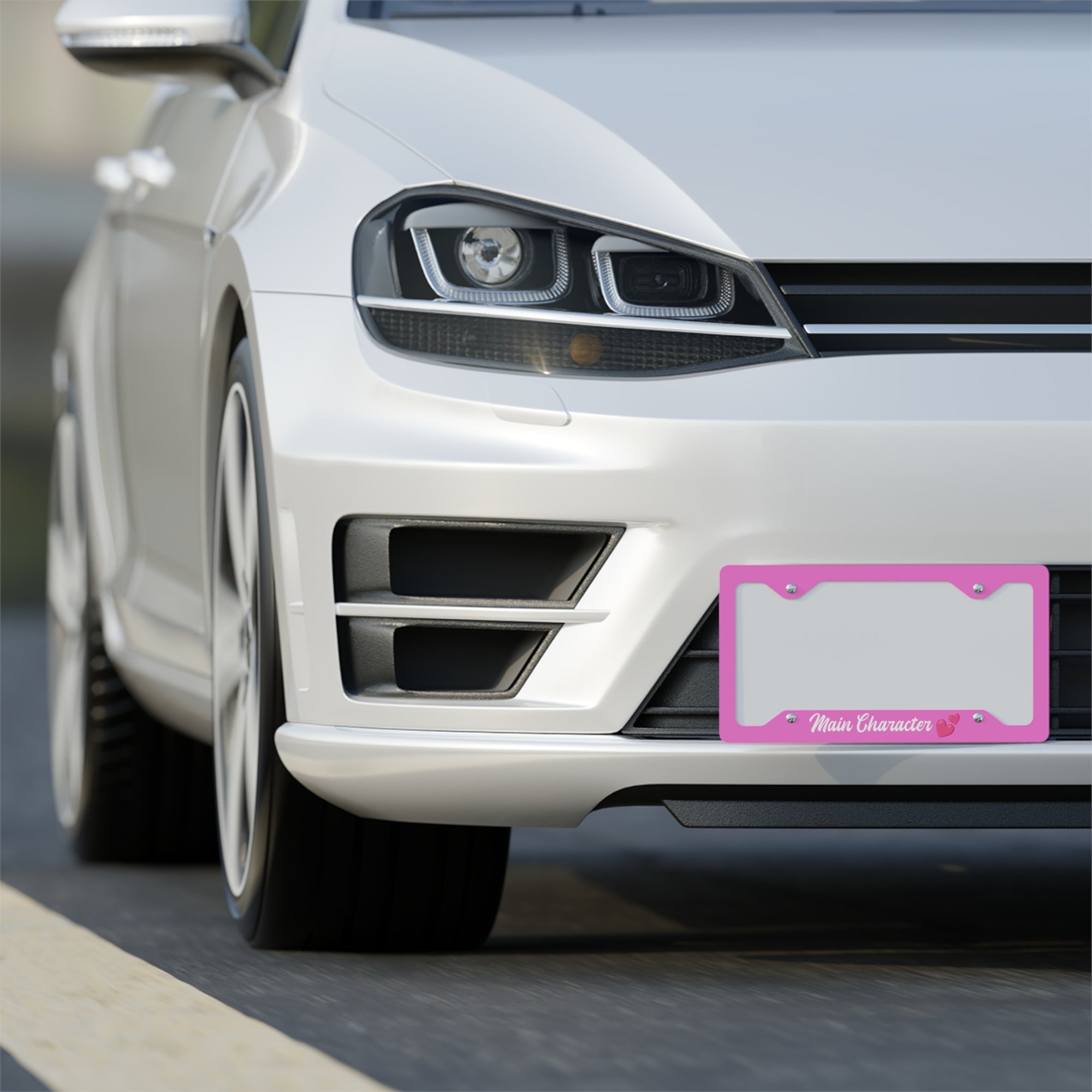 Main Character License Plate Frame