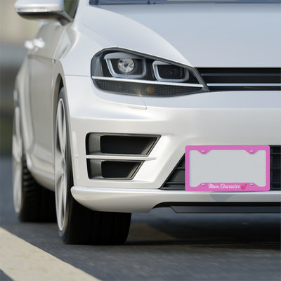 Main Character License Plate Frame