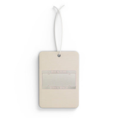 Clean girl minimal blush car air freshener - rearview mirror aesthetic | ChicPlates