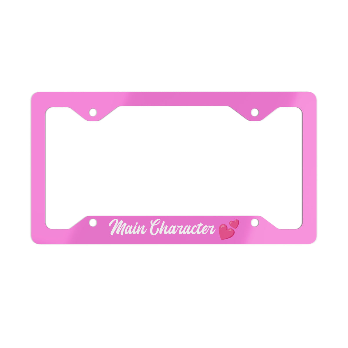 Main Character License Plate Frame