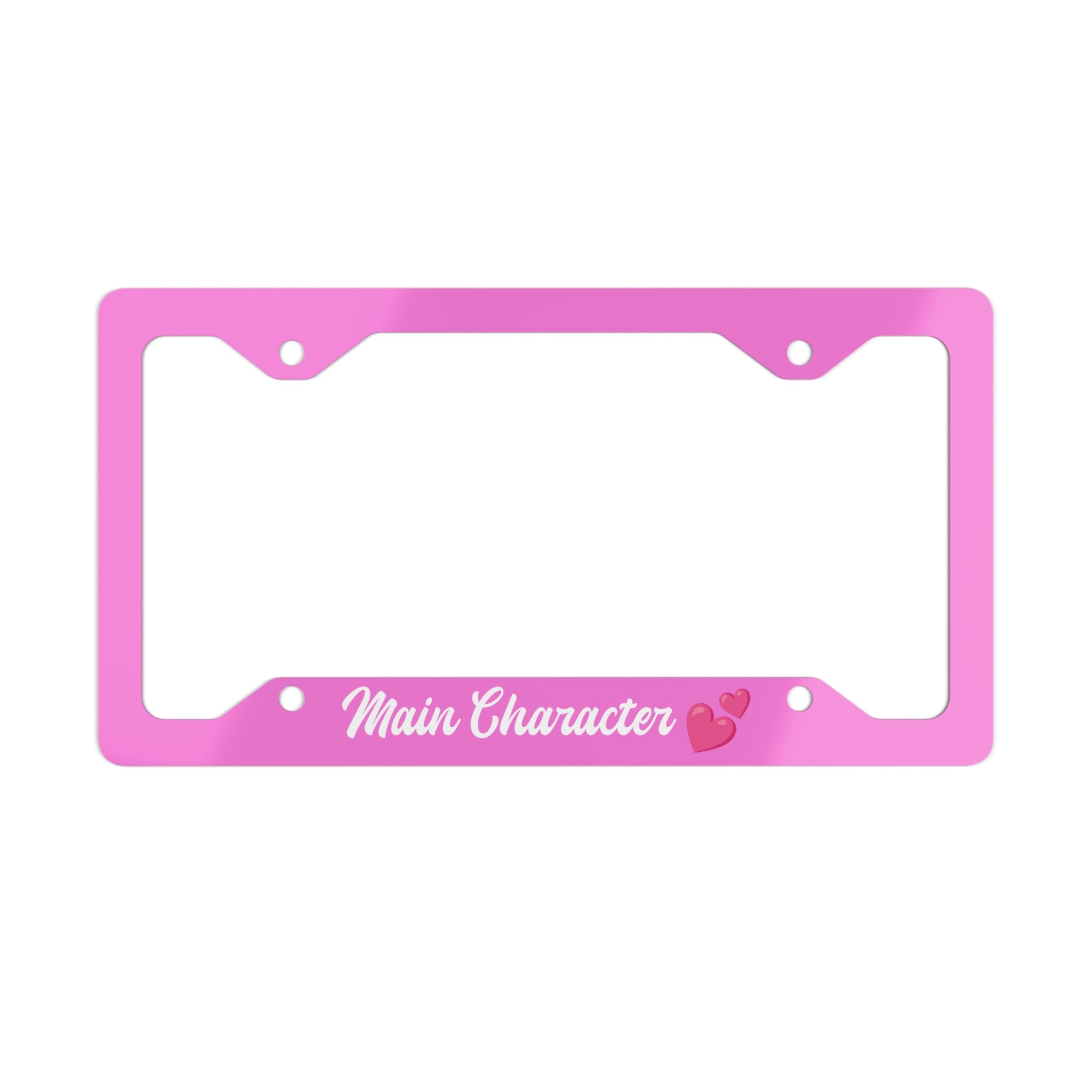 Main Character License Plate Frame