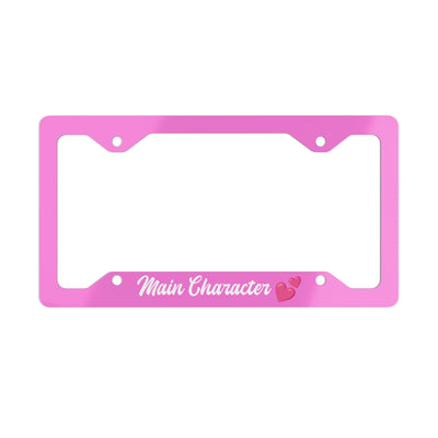 Main Character License Plate Frame