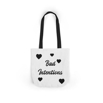 Bad Intentions Canvas Tote Bag