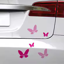 Pink Butterfly Decorative Stickers - view 3