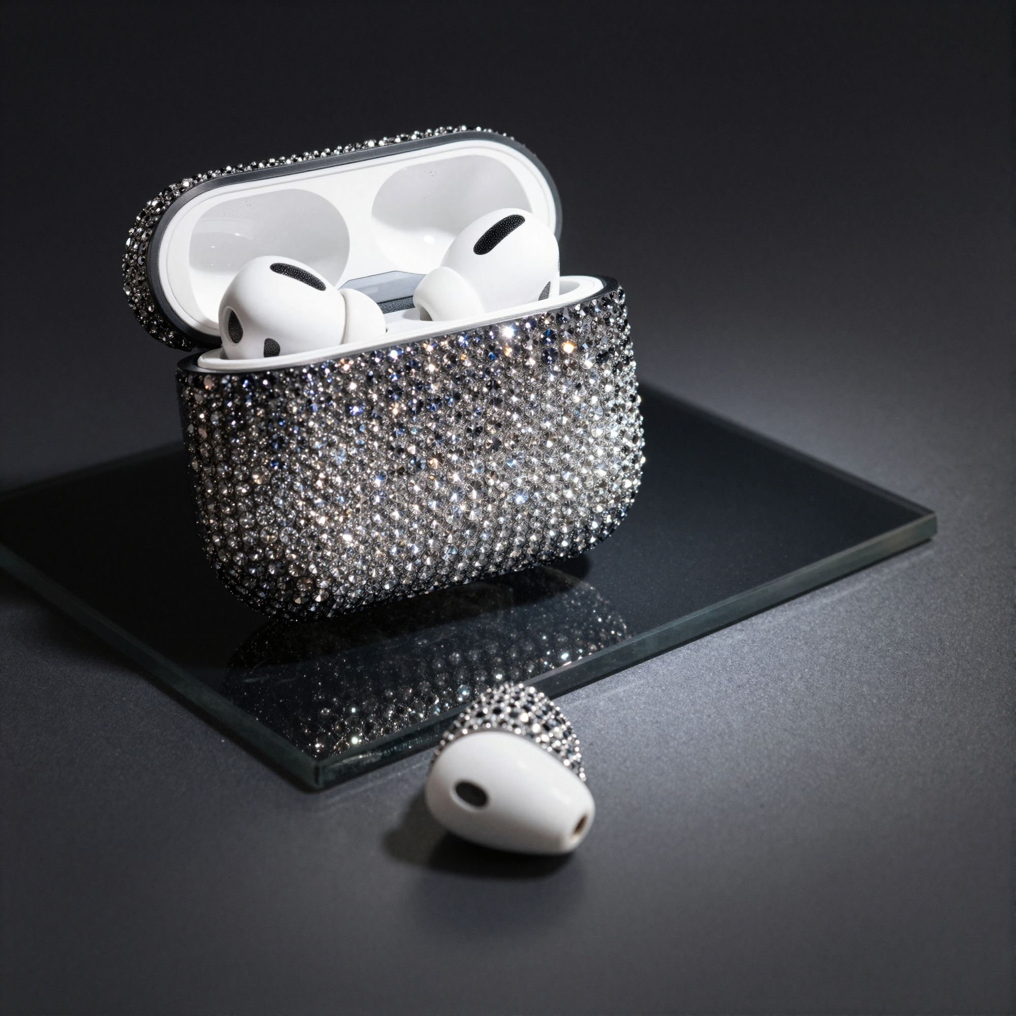 Noir Pave AirPods Pro Case