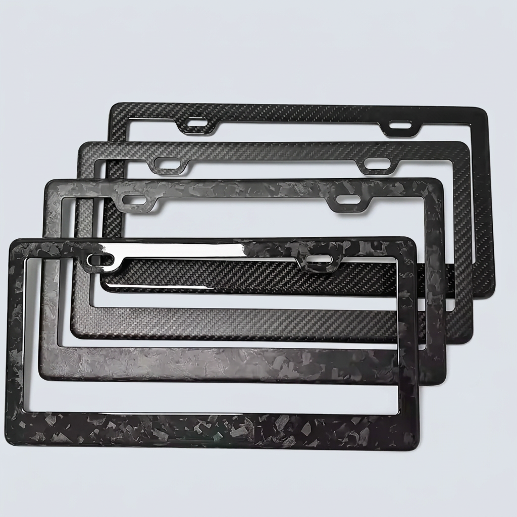 Carbon Fiber Luxe License Plate Frame
