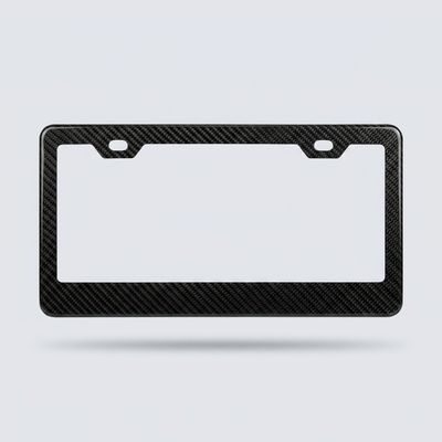 Carbon Fiber Luxe License Plate Frame