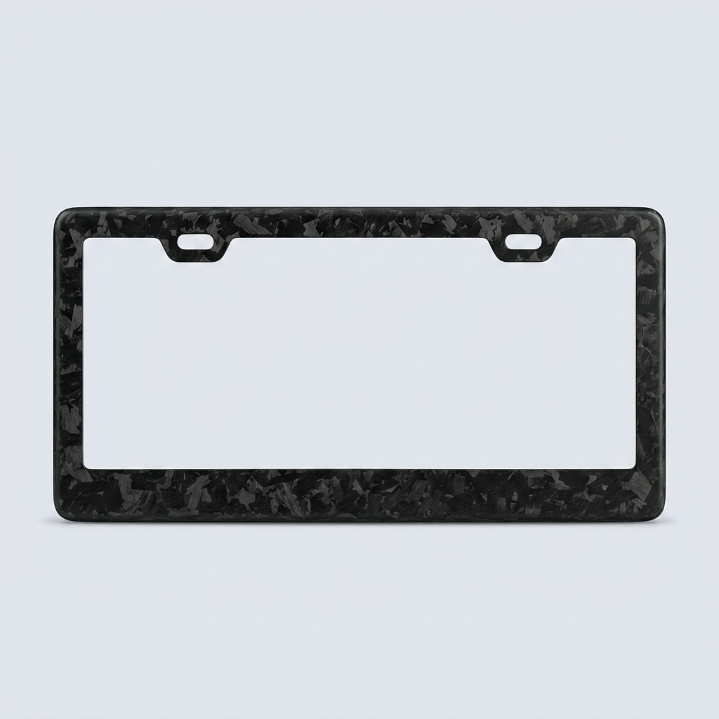 Carbon Fiber Luxe License Plate Frame