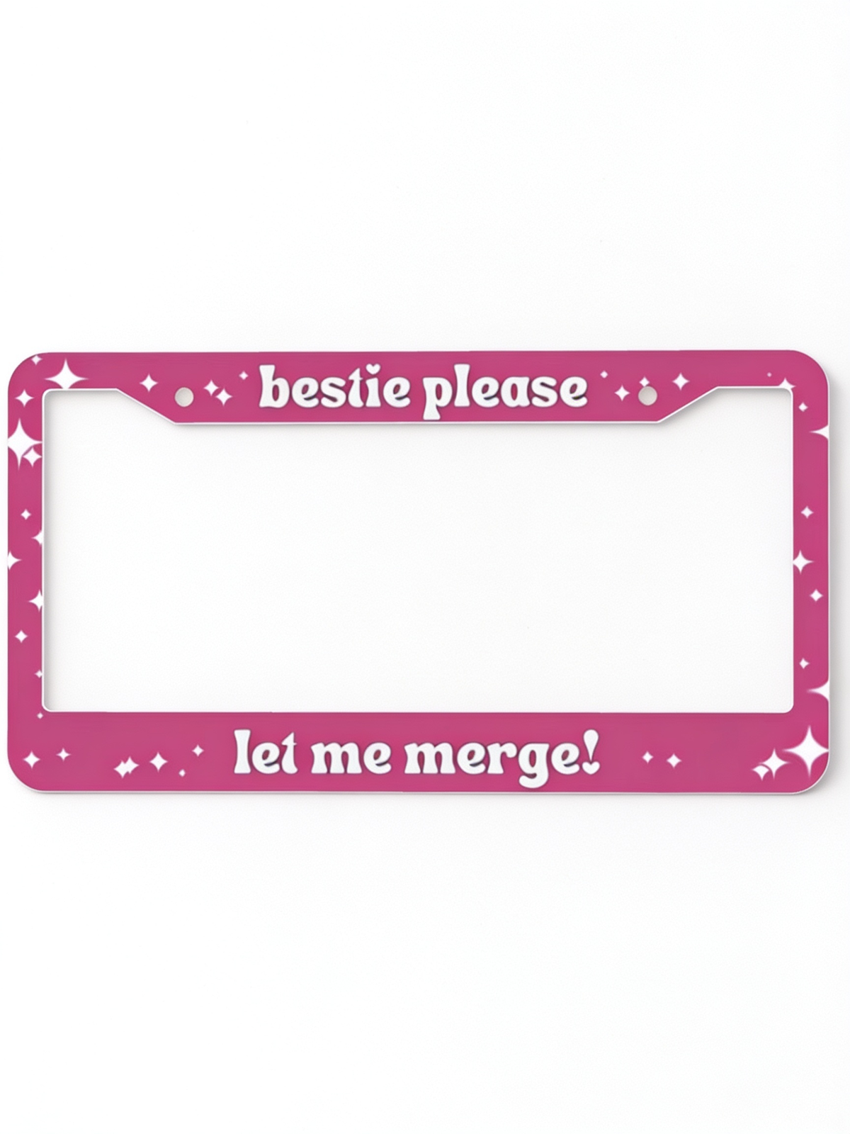 Silly Mood License Plate Frame