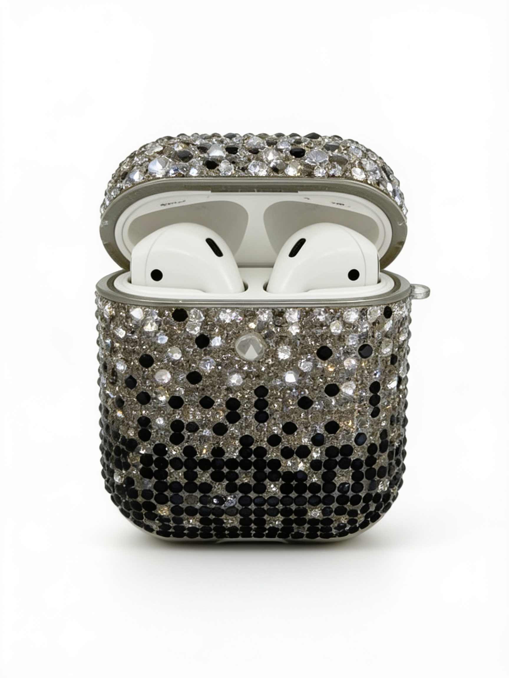 Black ombre gem AirPods case for Gen 1 and 2 | ChicPlates