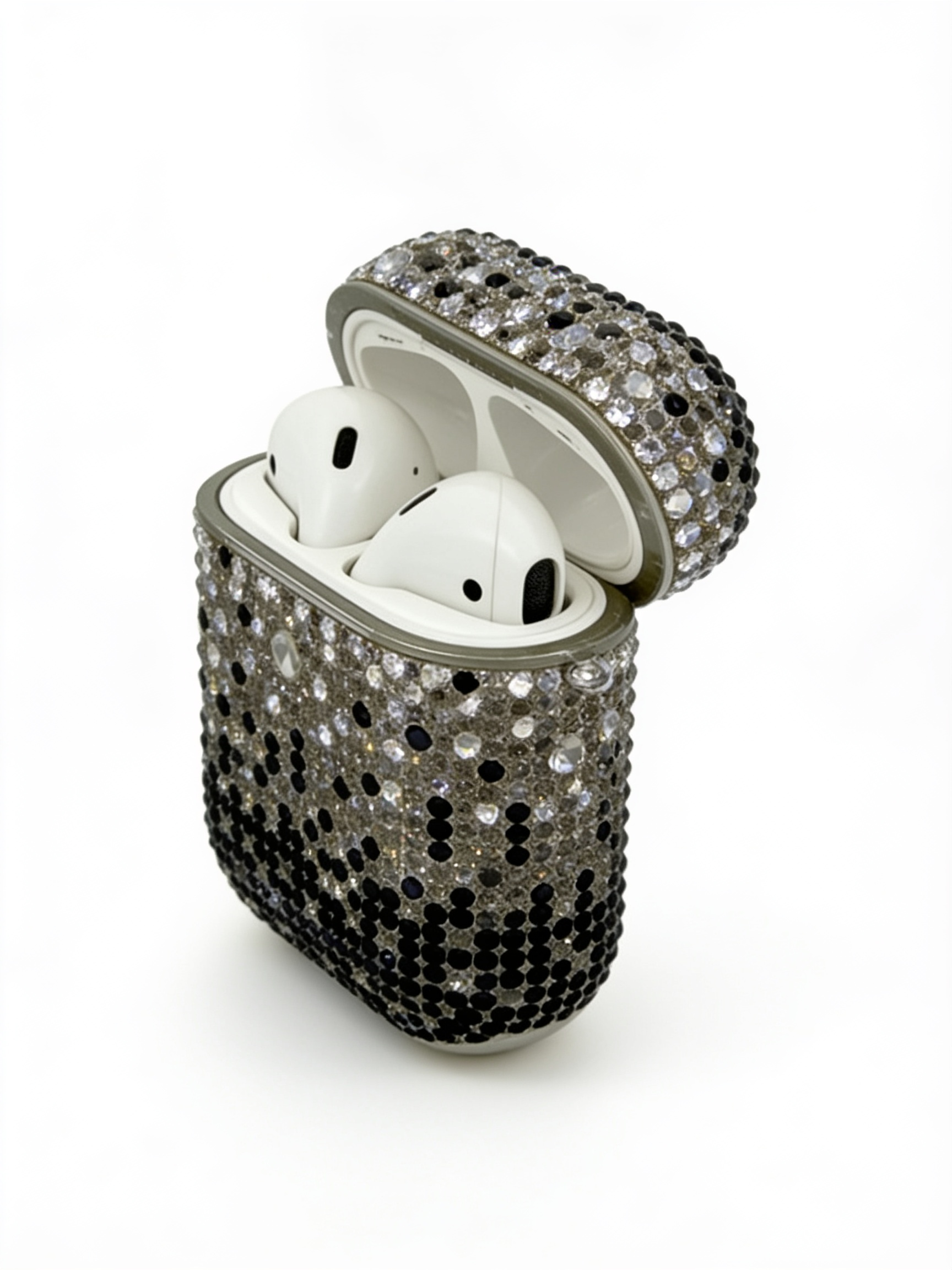 Black Ombre Gem Airpods Cases - view 2