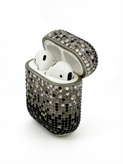 Black Ombre Gem Airpods Cases - view 2