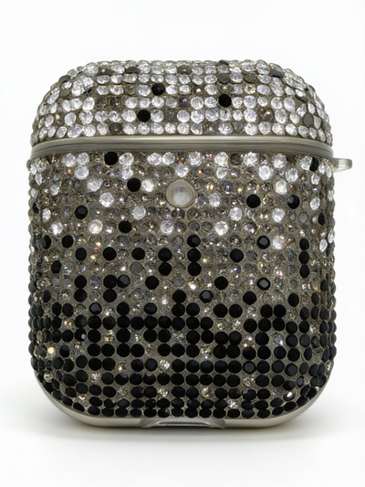 Black Ombre Gem Airpods Cases - view 3