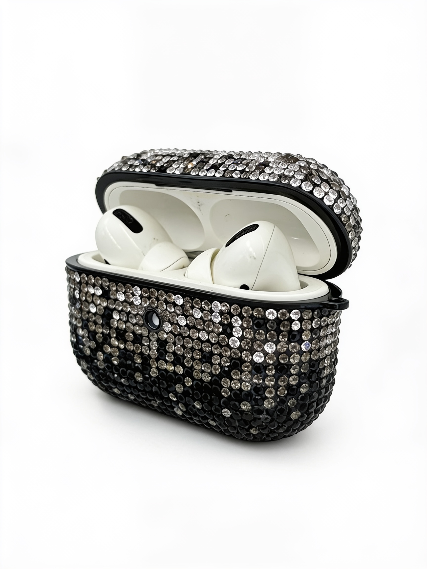 Black Ombre Gem Airpods Cases - view 2
