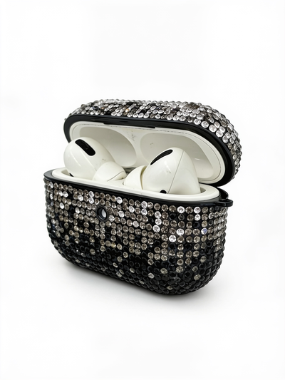 Black Ombre Gem Airpods Cases - view 2