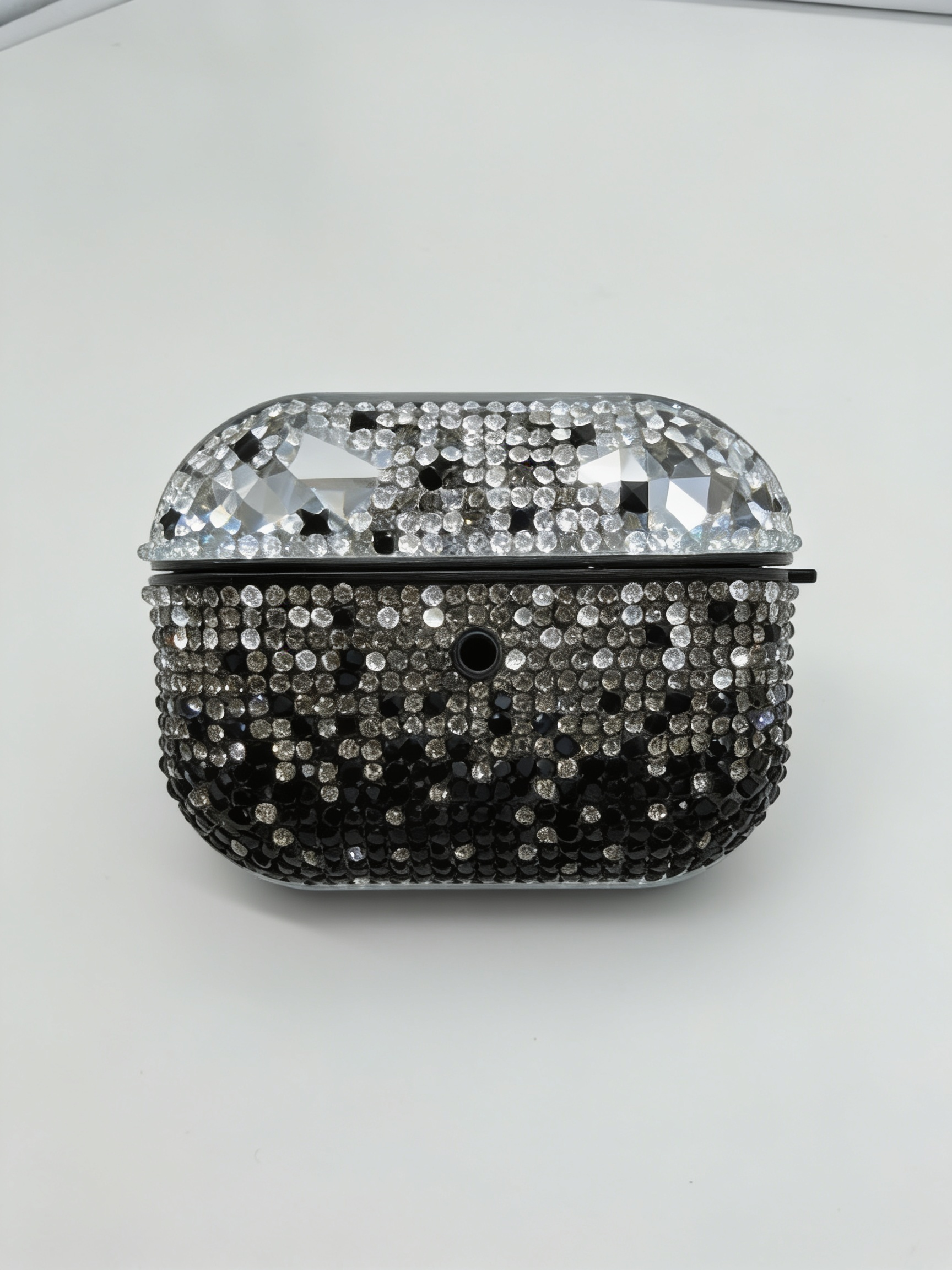 Black Ombre Gem Airpods Cases - view 3