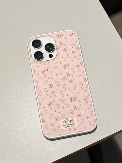 Pink Rose Floral Phone Case