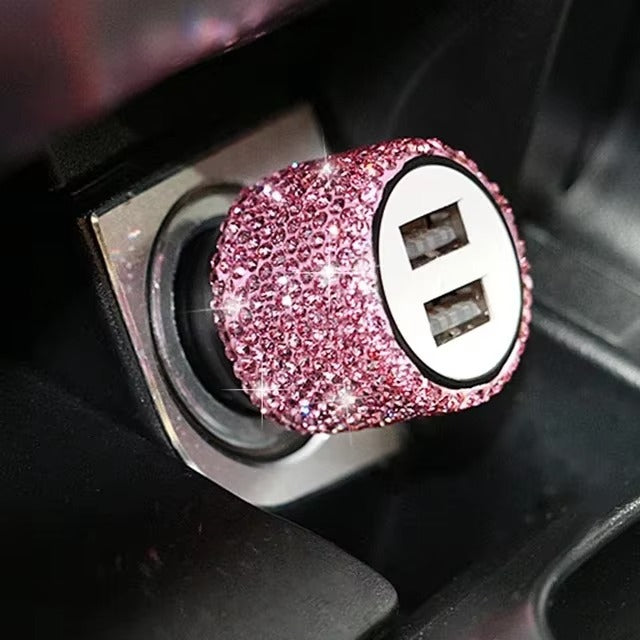 Bling Luxe Dual USB Car Charger