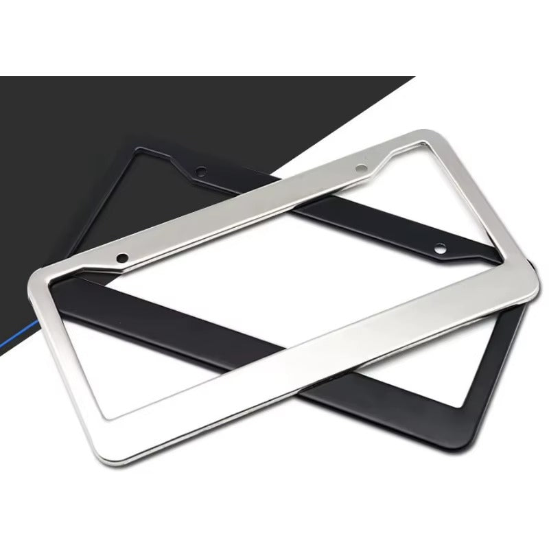 Chrome Luxe Stainless License Plate Frame