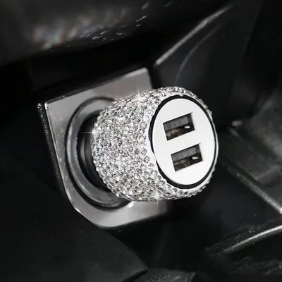 Bling Luxe Dual USB Car Charger