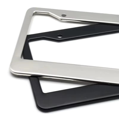 Chrome Luxe Stainless License Plate Frame