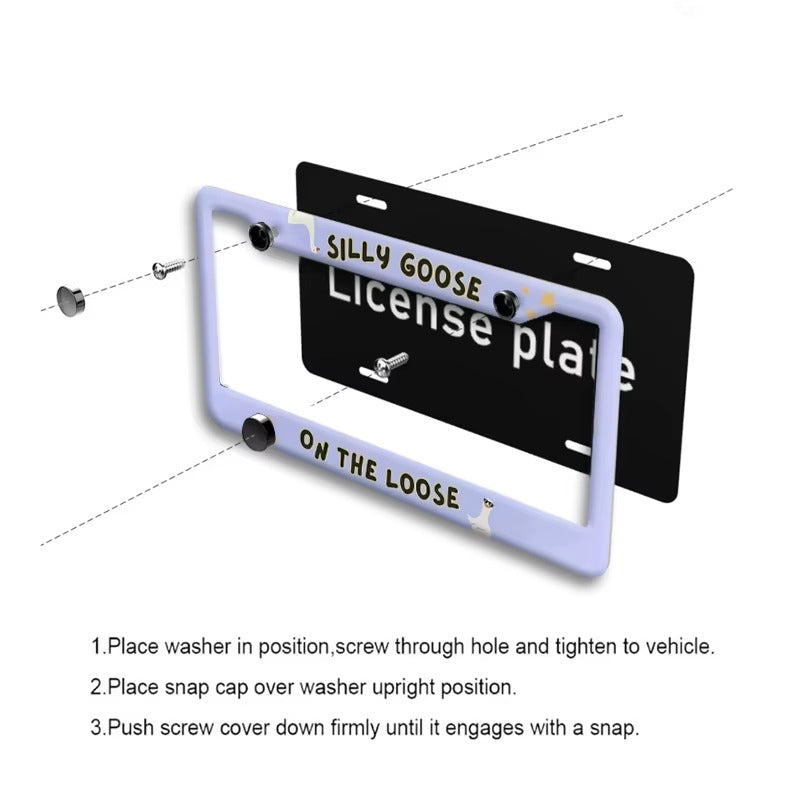 Meme Mood License Plate Frame