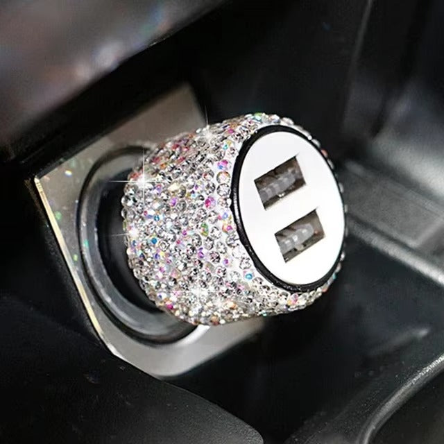 Bling Luxe Dual USB Car Charger