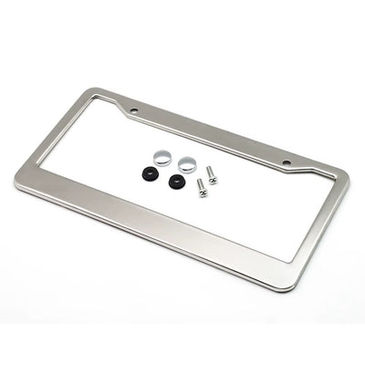 Chrome Luxe Stainless License Plate Frame