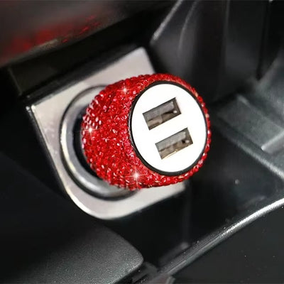 Bling Luxe Dual USB Car Charger
