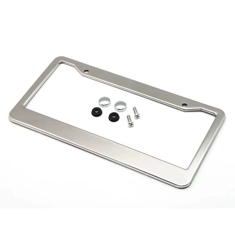 Chrome Luxe Stainless License Plate Frame