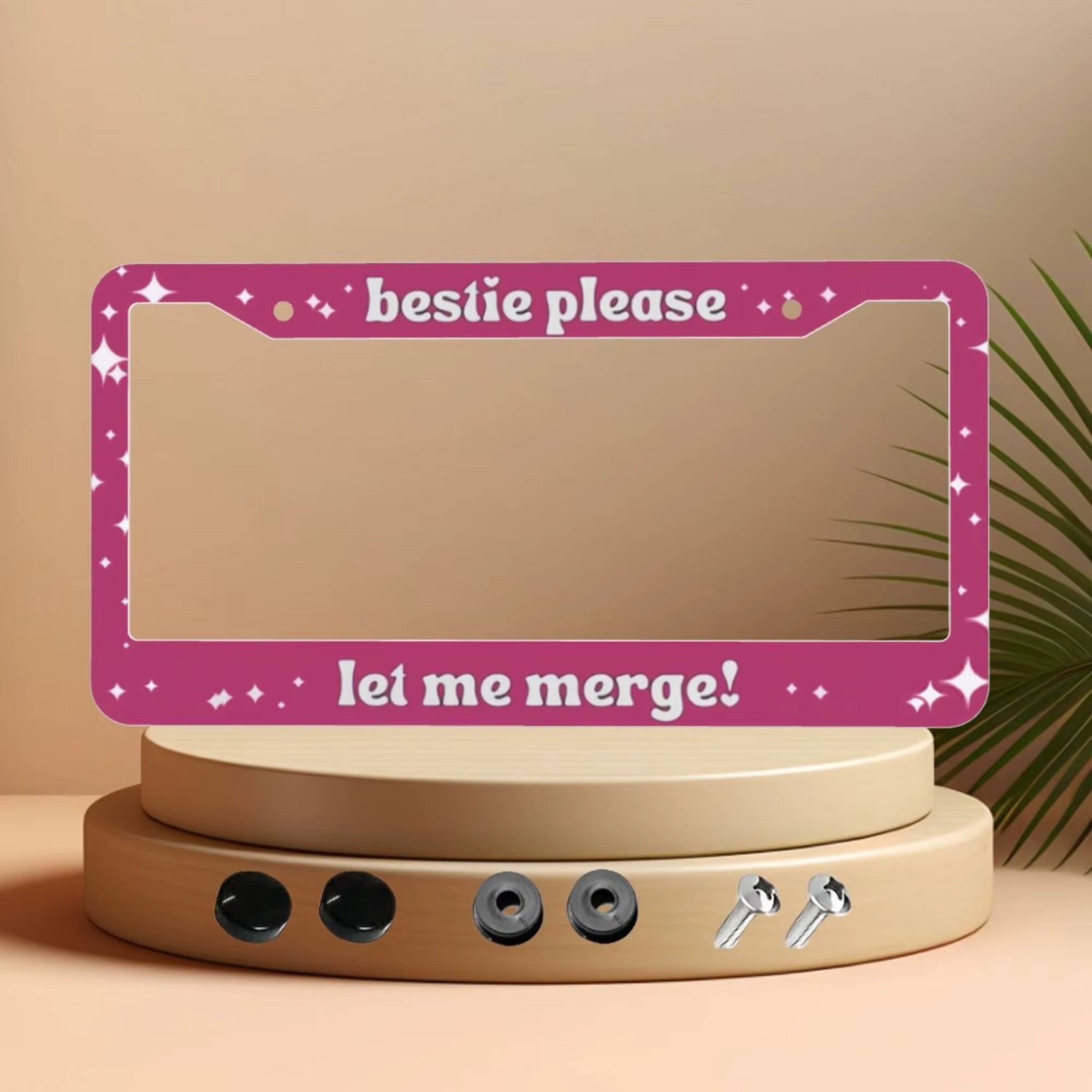 Meme Mood License Plate Frame
