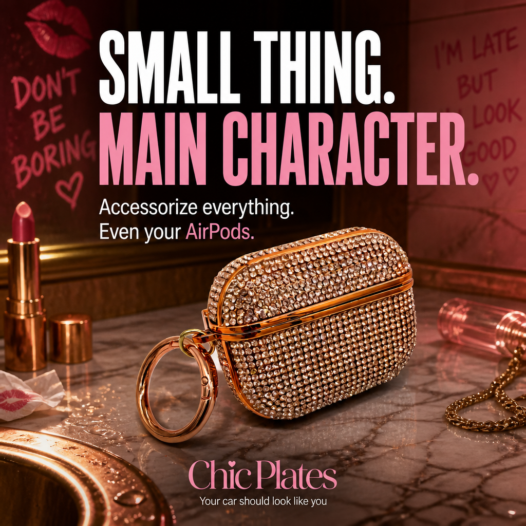 Rose Gold Pavé AirPods Pro Case