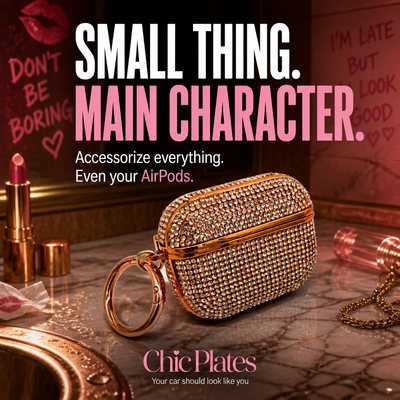 Rose Gold Pavé AirPods Pro Case
