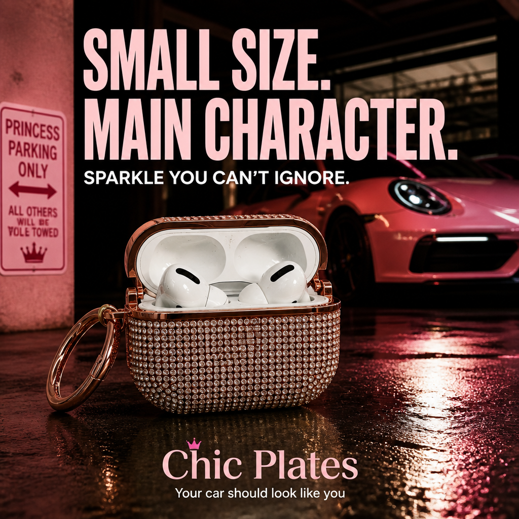 Rose Gold Pavé AirPods Pro Case