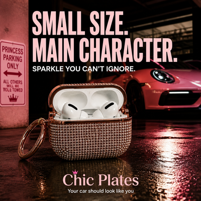 Rose Gold Pavé AirPods Pro Case