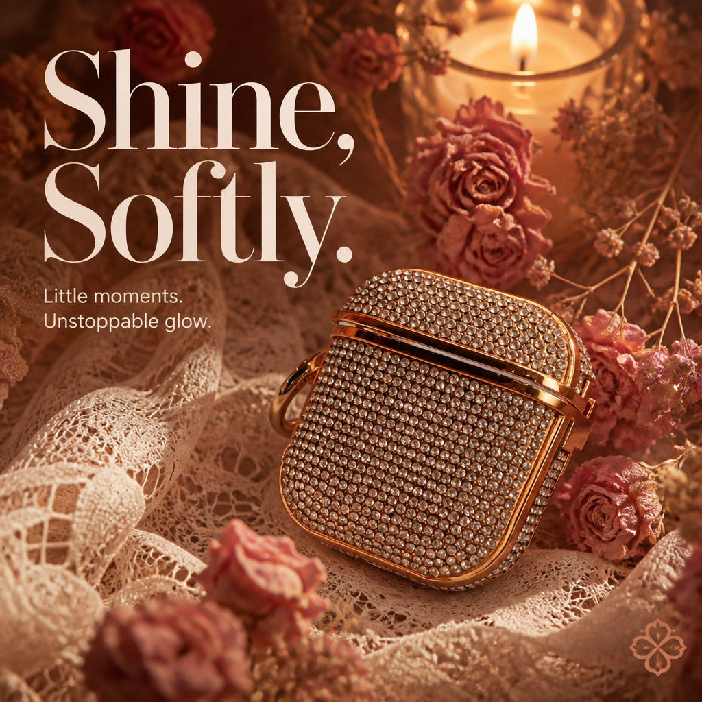 Rose Gold AirPods Case (Gen 1/2)